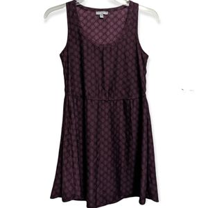 (2/$25) Cotton On purple blue geometric flow dress